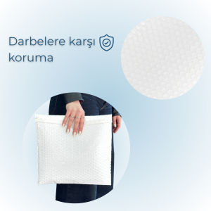 Beyaz Balonlu Kargo Poşeti - Görsel 3